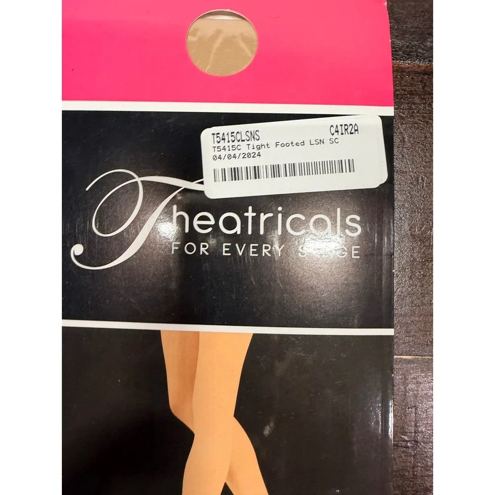 NEW Theatricals Footed Microfiber Tights Ballet Light Suntan‎ Child Sz SC